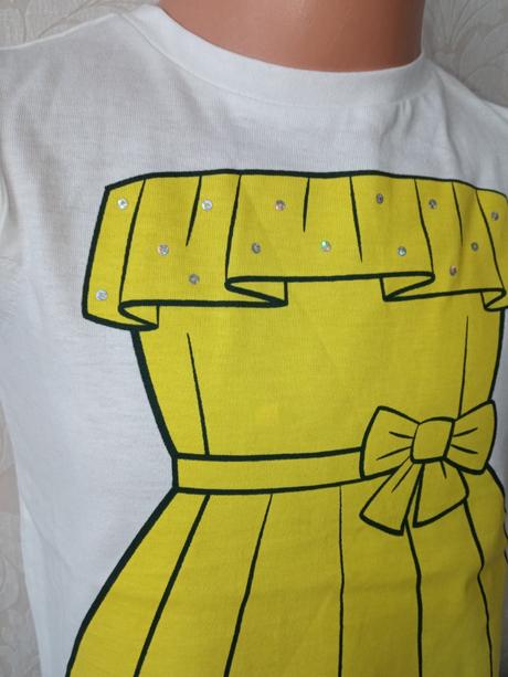 Dievčenské tričko krátky rukáv s kamienkami (92), original marines,92