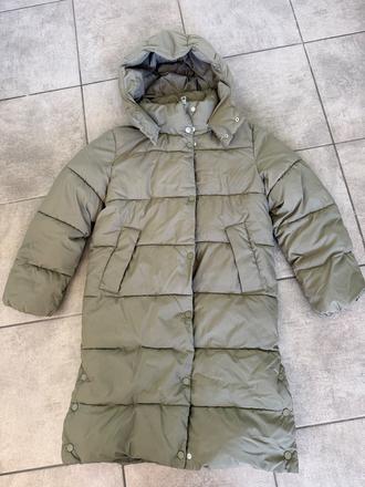 Zimná dlhá bunda, h&m,146
