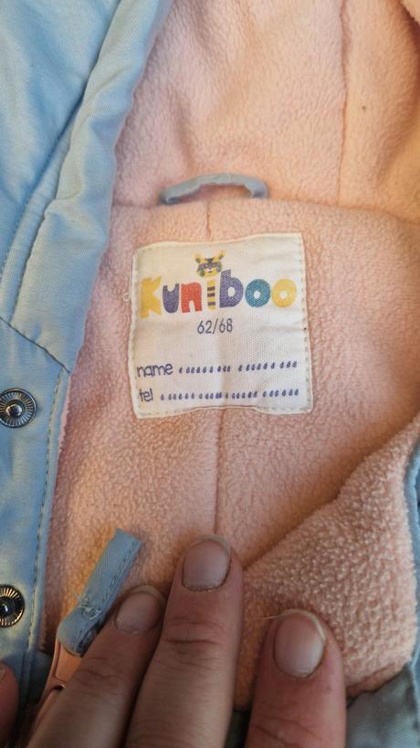 Zimná kombinéza 3-6m, 68