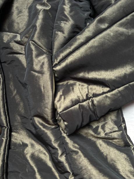 Metalický bundokabát s gombíkami, 40