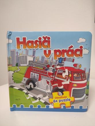 Hasiči v práci+puzzle,