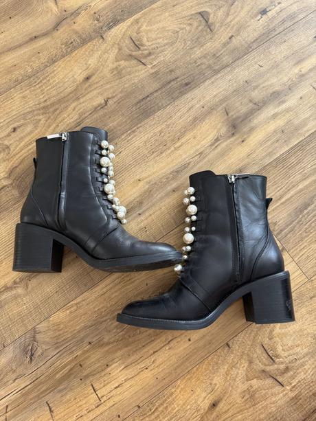 Čierne čižmy zara, zara,37