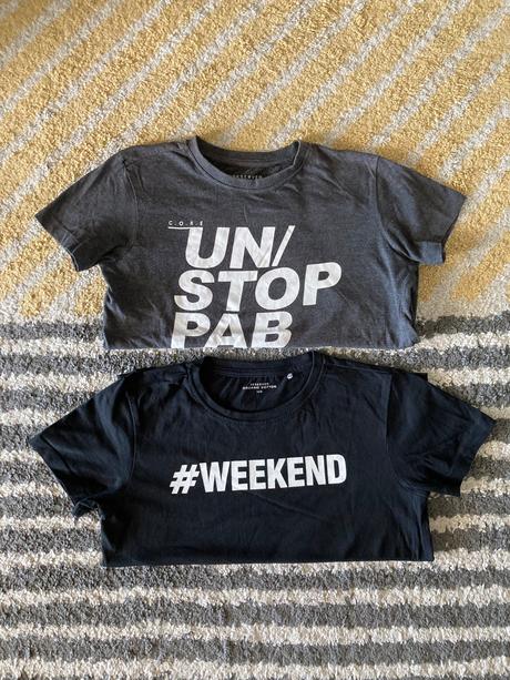 Tričká weekend a nápis, reserved,134