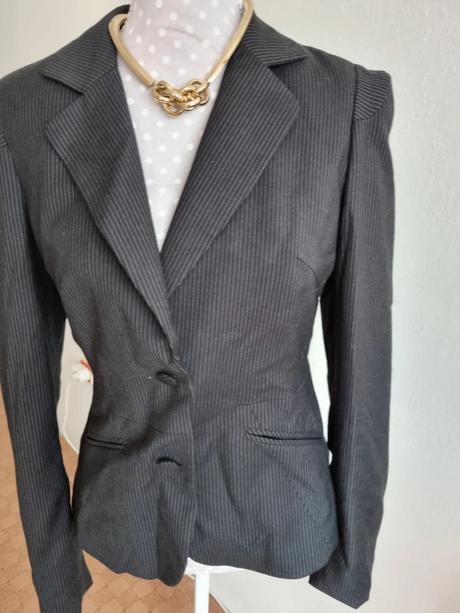 Elegantné čierne sako orsay veľ. 38, orsay,38