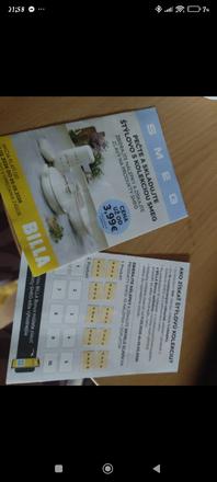 Billa nálepky smeg 20ks, 