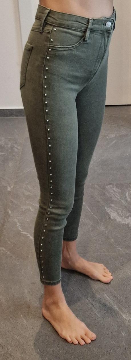 Riflíky bershka, veľ. 36, super stav, bershka,36