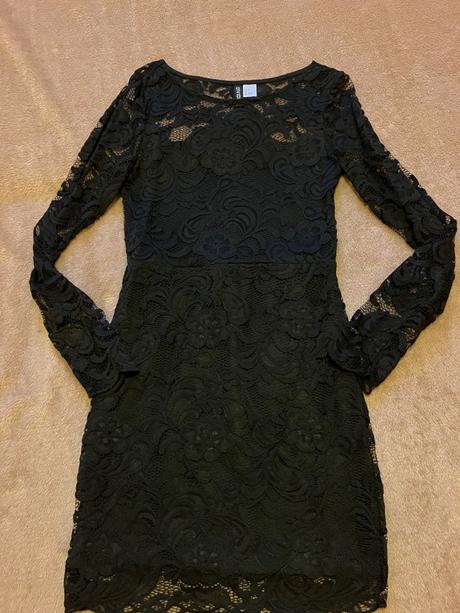 Krajkovane šaty, h&m,m