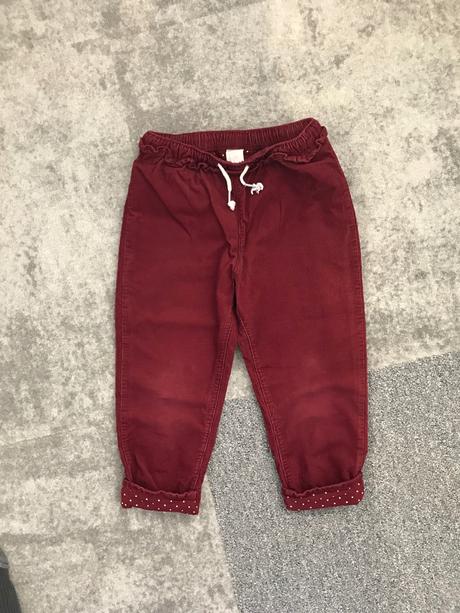 Prechodné zateplené nohavice h&m, h&m,92