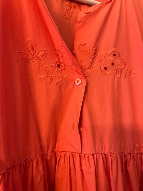 Oranžové šaty zara l, zara,l