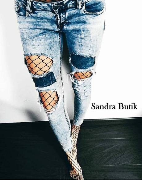 Dámske dierkované silonky, l / m / s / xl