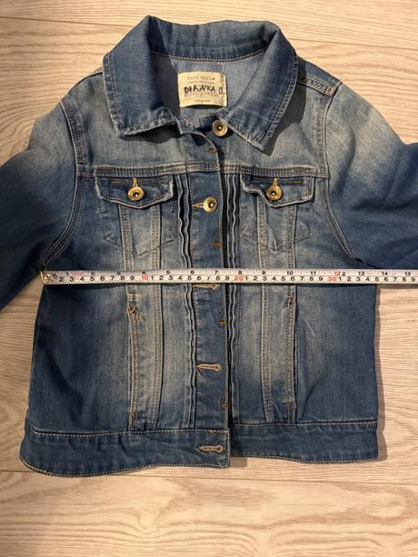 Riflová bunda, zara,140