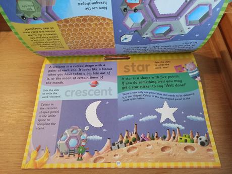 Early learning fun words & shapes sticker activity, 