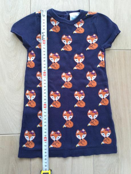 Šaty s líštičkami, topomini,86