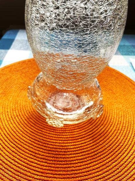 Luxusná vysoká váza bohemia, 