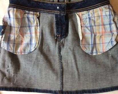 Kvalitná riflová sukňa gina v. 38 - m, gina,38