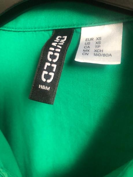 Oversized košeľa h&m, h&m,xs