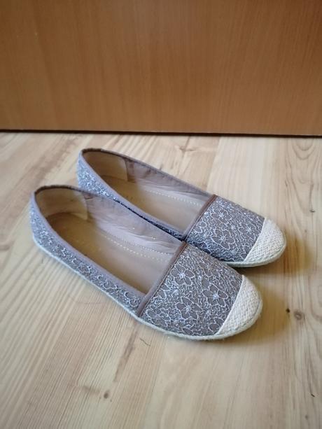 Dievčenské espadrilky, nenosené, 37