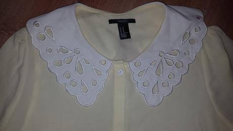 Bledožltá blúzka forever 21, m