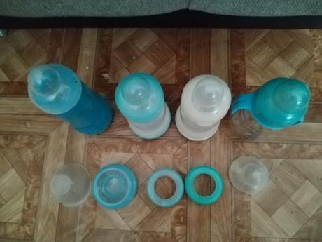 Cumlíky, fľaše, náhradné diely,