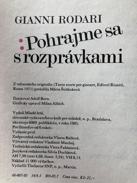 Pohrajme sa s rozprávkami-prvé vyd.1985,
