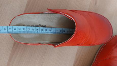 Kožené šľapky vhodné pri patovej ostrohe, 41