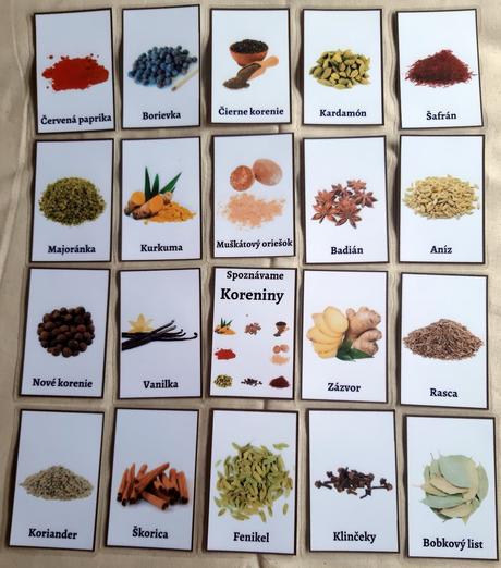 Kartičky zo série spoznávame,