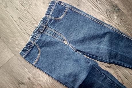 H&m rifle tmavomodré, v. 170/14y+, h&m,170