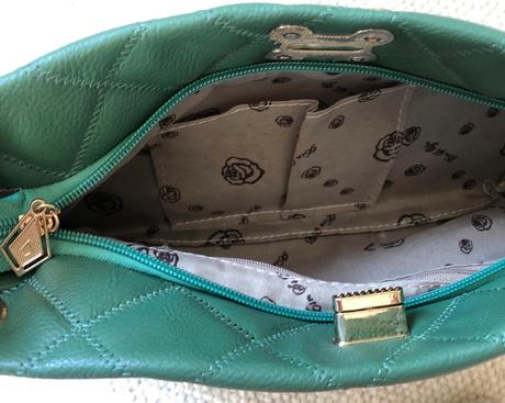 Elegantná kabelka v brazílskej zelenej,