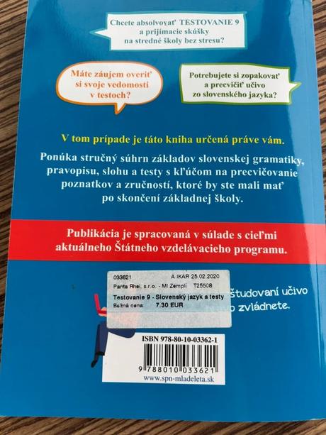 Testovanie 9 - slovenský jazyk a testy,