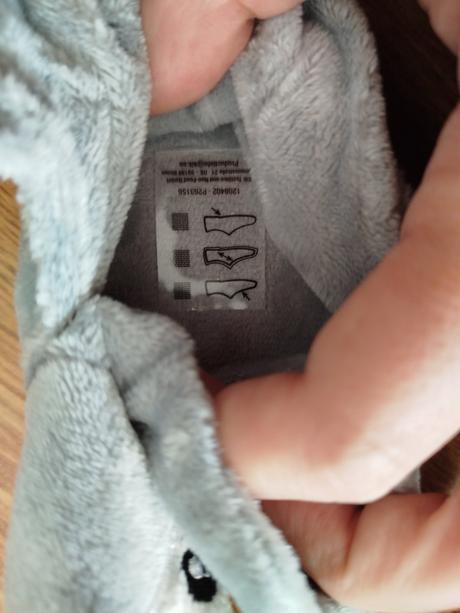 Šedé papučky kik, kik,21