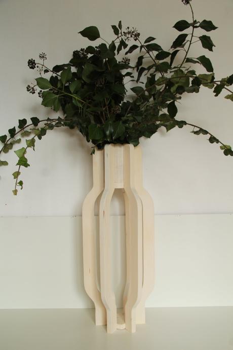 Drevená váza zo sashe.sk, 