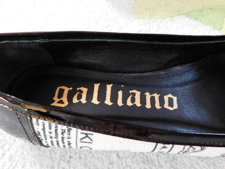 Kožené balerínky galliano, 38