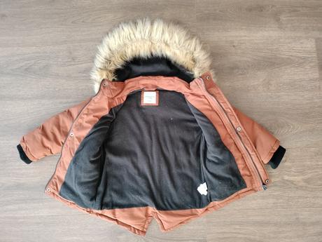 Hnedá zimná bunda 92, sinsay,92