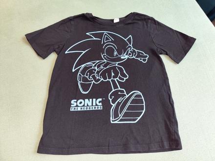 Tričko ježko sonic, h&m,122
