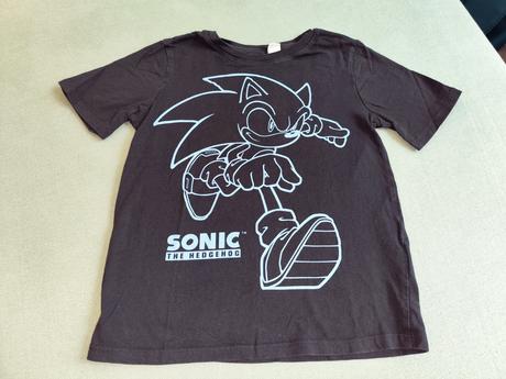 Tričko ježko sonic, h&m,122