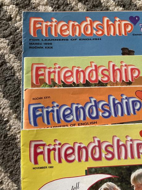 Staré časopisy friendship 4ks, 