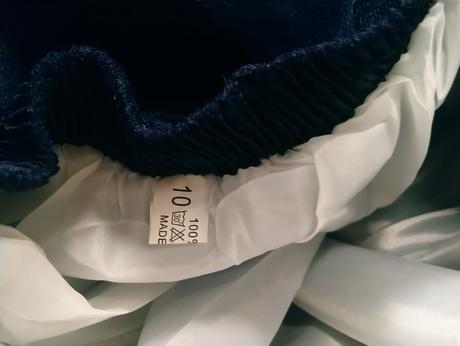 Dámska tmavo modrá asymetrická tylová sukňa, m-xxl, l / m / xl / xxl