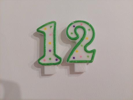 Sviečky 1 a 2  na tortu, 