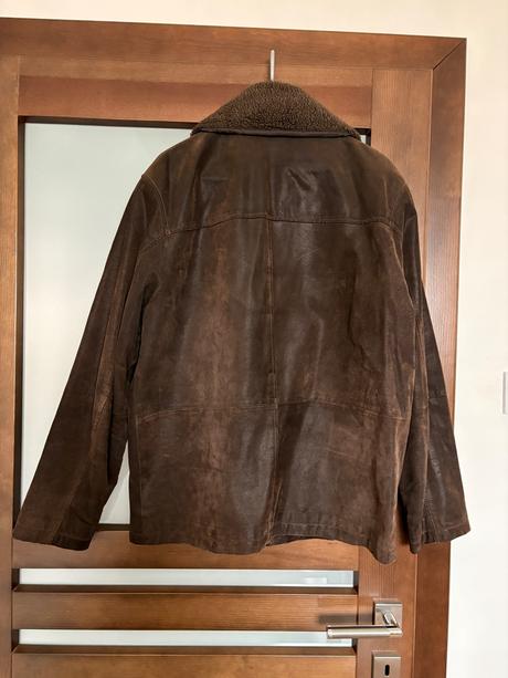 Pánska kožená bunda - m, m