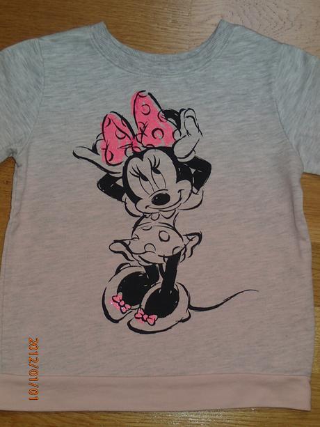 Minnie mikinka hm, h&m,104