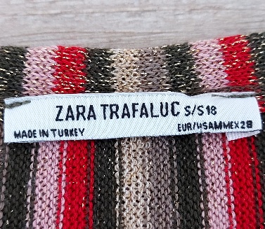Trblietavý top zara, zara,s