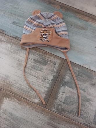 Bavlnená čiapočka s uškami 3/6 mes., 62