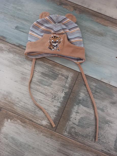 Bavlnená čiapočka s uškami 3/6 mes., 62