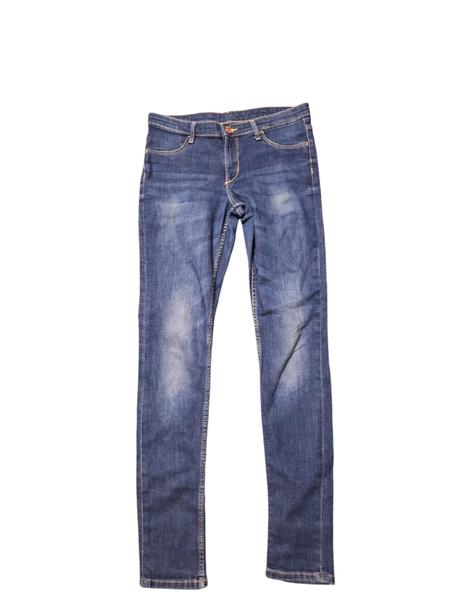 Dievčenské elastické rifle, denim,170