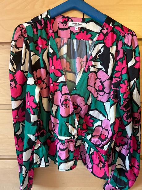 Saténová blúzka morgan, morgan,40