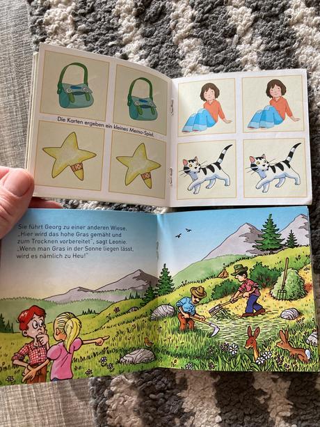 Mini knižky v nemčine 2ks, 