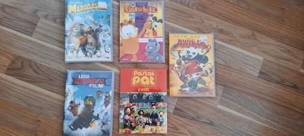 Dvd panda,madagaskar,ninja,