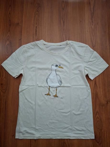 Dámske tričko s čajkou, s