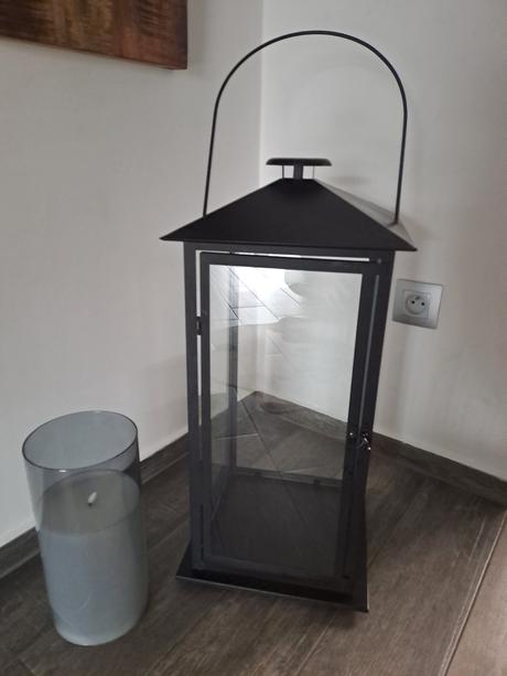 Lampáš + veľká sviečka na baterky, 