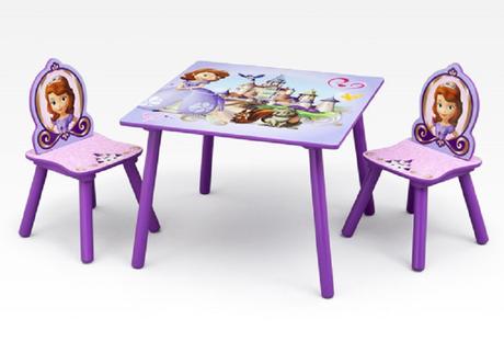 Detský stôl so stoličkami sofia,